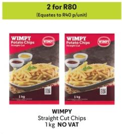 WIMPY Straight Cut Chips 1kg