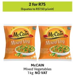 McCAIN Mixed Vegetables 1 kg