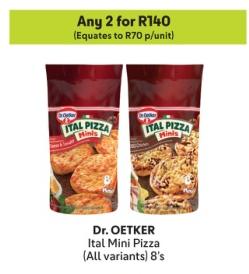 Any 2 Dr. OETKER Ital Mini Pizza (All variants) 8's