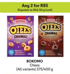 Any 2 BOKOMO Otees Originals 375/400 g