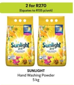 SUNLIGHT Hand Washing Powder 5 kg