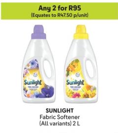 Any 2 SUNLIGHT Fabric Softener (All variants) 2 L