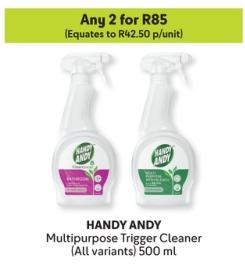 Any 2 HANDY ANDY Multipurpose Trigger Cleaner (All variants) 500ml