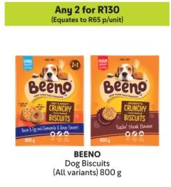 Any 2 BEENO Dog Biscuits (All variants) 800 g