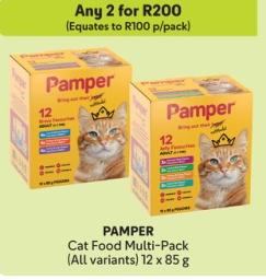 Any 2 PAMPER Cat Food Multi-Pack 12 x 85 g