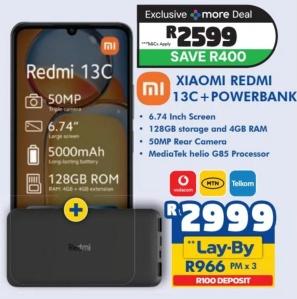 Xiaomi Redmi 13C + Powerbank