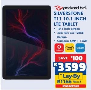 Packard Bell Silverstone T11 10.1 Inch LTE Tablet