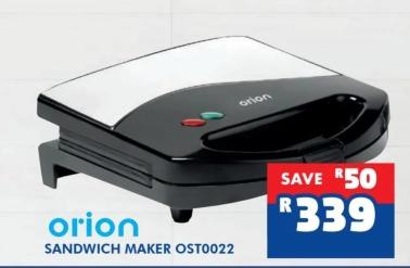 ORION SANDWICH MAKER OST0022 