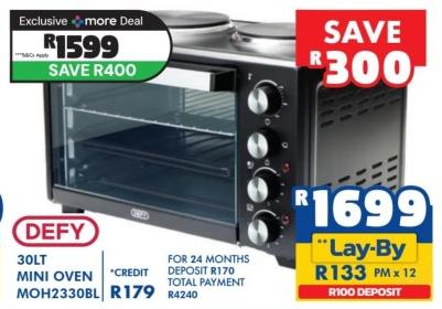 Defy 30LT Mini Oven 