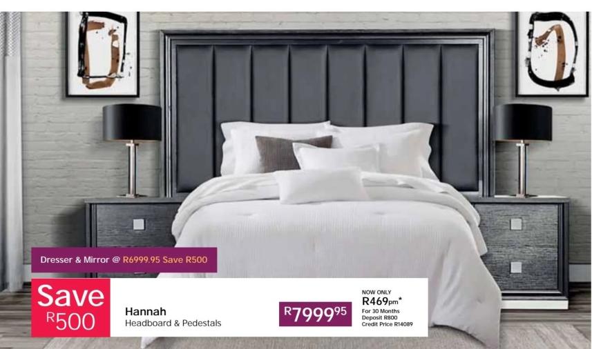 Hannah Headboard & Pedestals