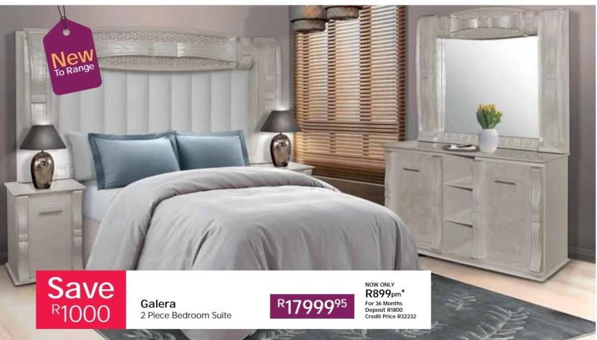 Galera 2 Piece Bedroom Suite