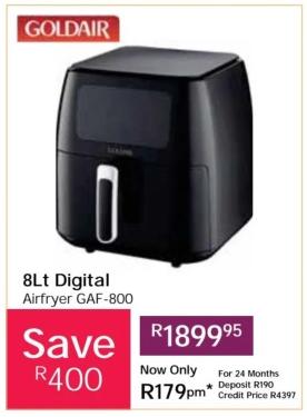 8Lt Digital Airfryer GAF-800