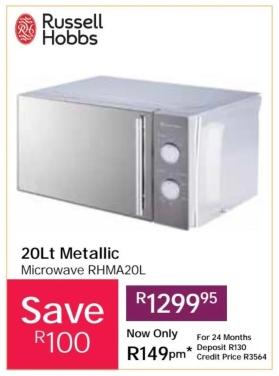 20Lt Metallic Microwave RHMA20L