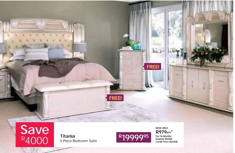 Titania 5 Piece Bedroom Suite