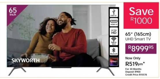 65" (165cm) UHD Smart TV