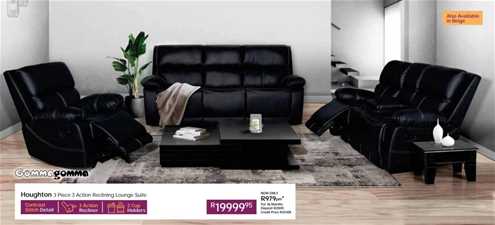 Houghton 3 Piece 3 Action Reclining Lounge Suite