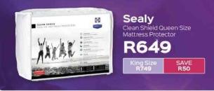 Sealy Clean Shield Queen Size Mattress Protector