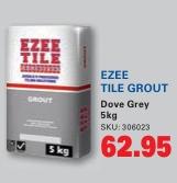 Ezee Tile Grout Dove Grey 5kg