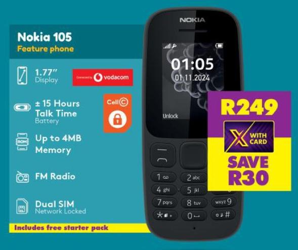 Nokia 105 Feature phone