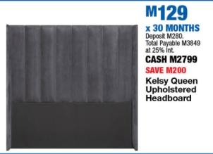 Kelsy Queen Upholstered Headboard