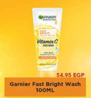 Garnier Skin Active Fast Bright Face Wash 100 ml 