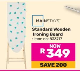 Mainstays Standard Wooden Ironing Board