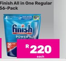 Finish All in One Regular 56-Pack