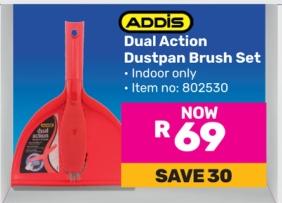 Addis Dual Action Dustpan Brush Set