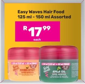 Easy Waves Hair Food 125 ml - 150 ml Assorted