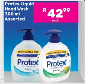 Protex Liquid Hand Wash 300 ml Assorted