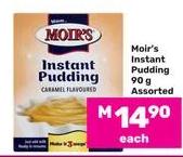 Moir's Instant Pudding 90g Assorted