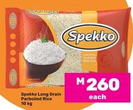 SPEKKO Long Grain Parboiled Rice 10kg