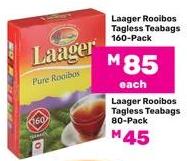 Laager Rooibos Tagless Teabags 80-Pack