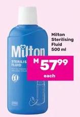 Milton Sterilising Fluid 500 ml