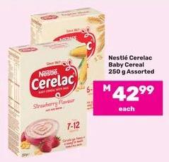 Nestlé Cerelac Baby Cereal 200g Assorted