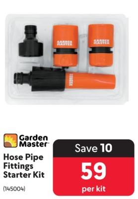 Garden Master Hose Pipe Fittings Starter Kit 