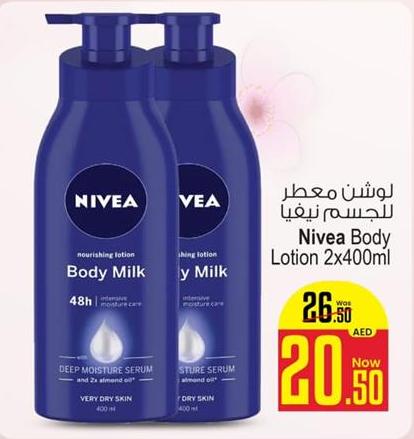 Nivea Body Lotion 2x400ml