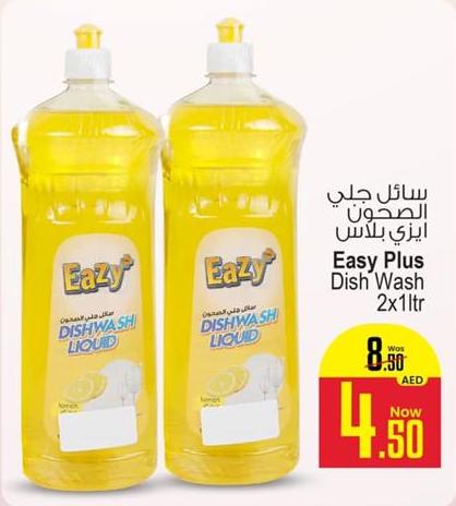 Easy Plus Dish Wash 2X1 LTR