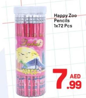 Happy Zoo Pencils 1x72 Pcs