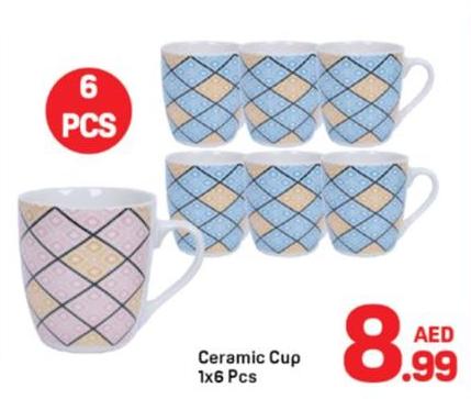 Ceramic Cup 1x6 Pcs