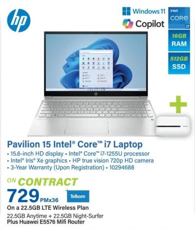 Hp Pavilion 15 Intel® Core™ i7 Laptop 