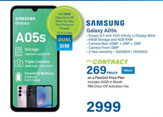 Samsung Galaxy A05s 64Gb