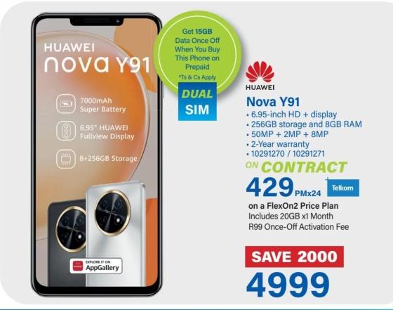 Huawei Nova Y91 256Gb