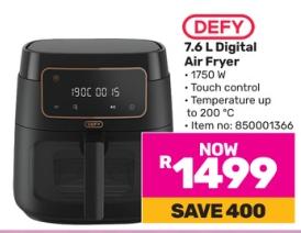 Defy 7.6 L Digital Air Fryer