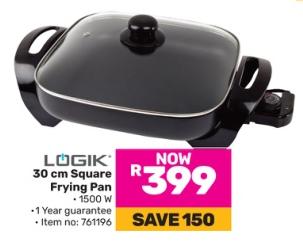 Logik 30 cm Square Frying Pan