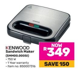 KENWOOD Sandwich Maker 