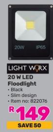 Light Worx 20 W LED Floodlight