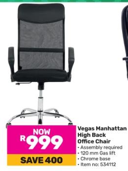 Vegas Manhattan High Back Office Chair