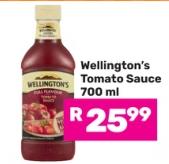 Wellington's Tomato Sauce 700ml