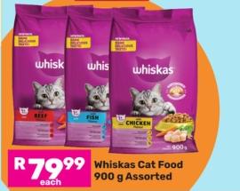 Whiskas Cat Food 900g Assorted 